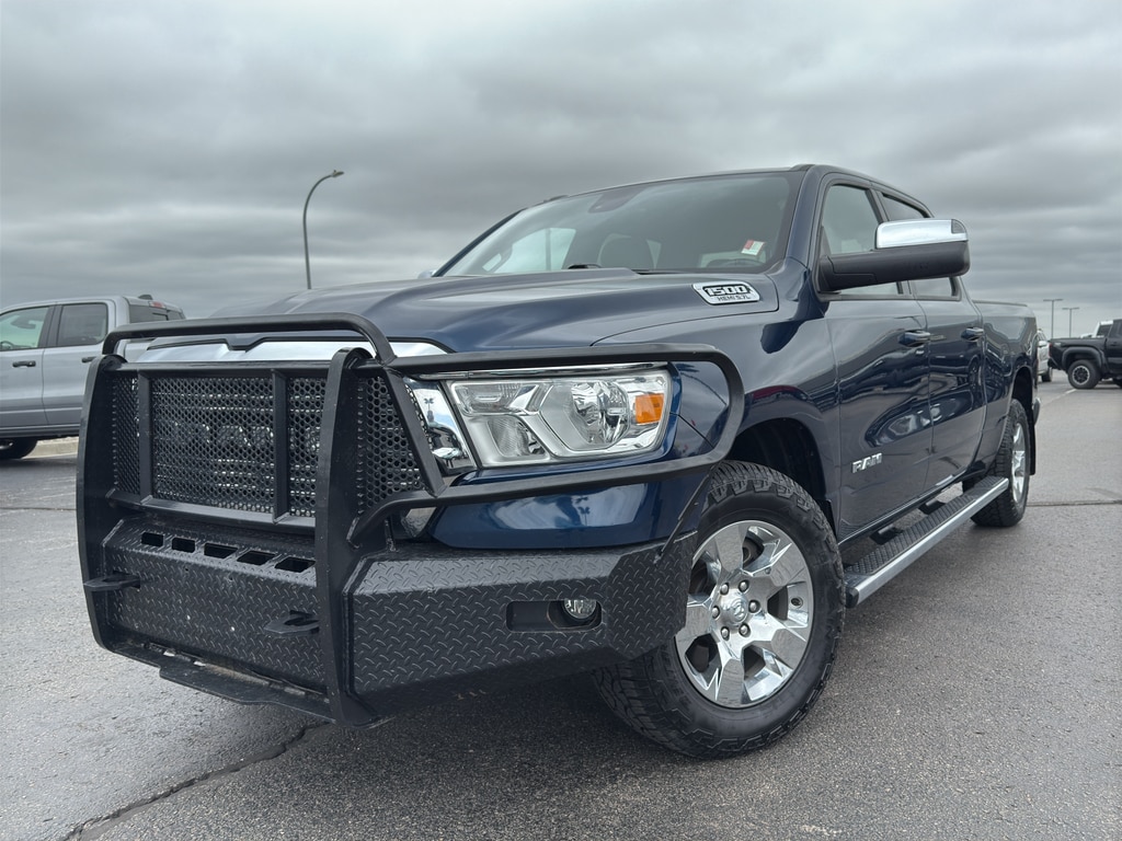 Used 2021 RAM Ram 1500 Pickup Big Horn/Lone Star with VIN 1C6SRFMT8MN757542 for sale in Gillette, WY