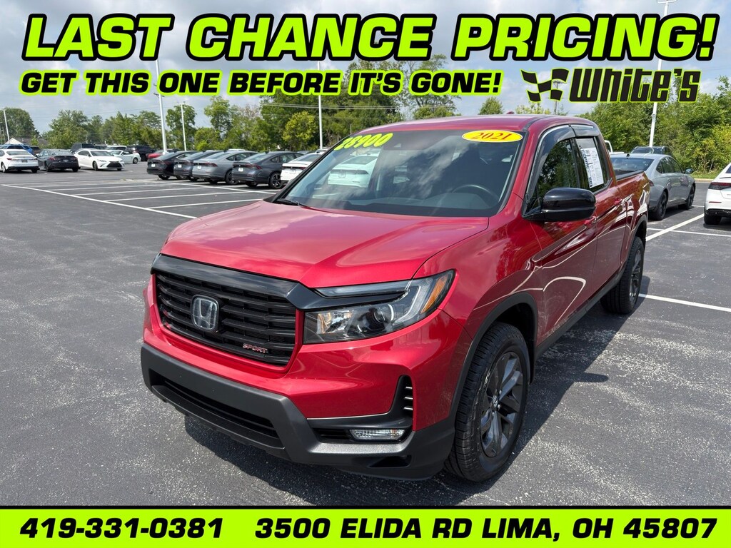 Used 2021 Honda Ridgeline Sport Truck