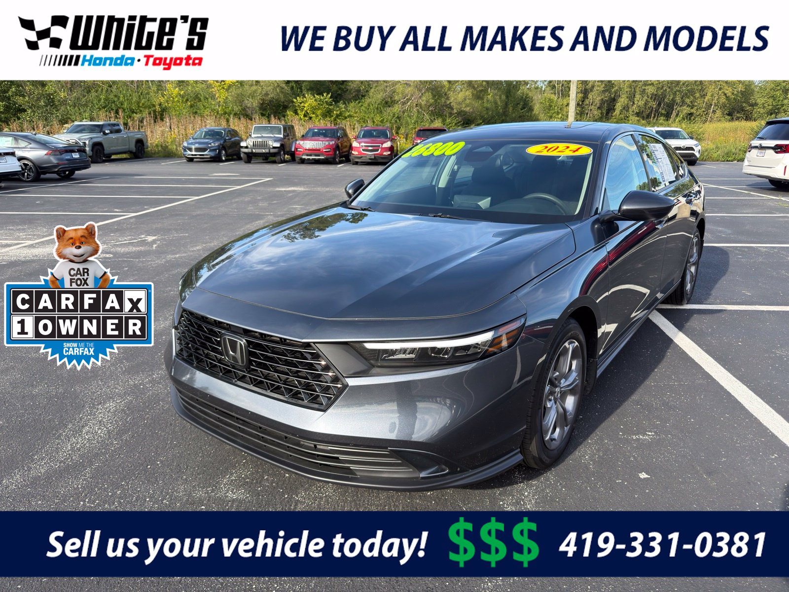 Used 2024 Honda Accord EX Sedan