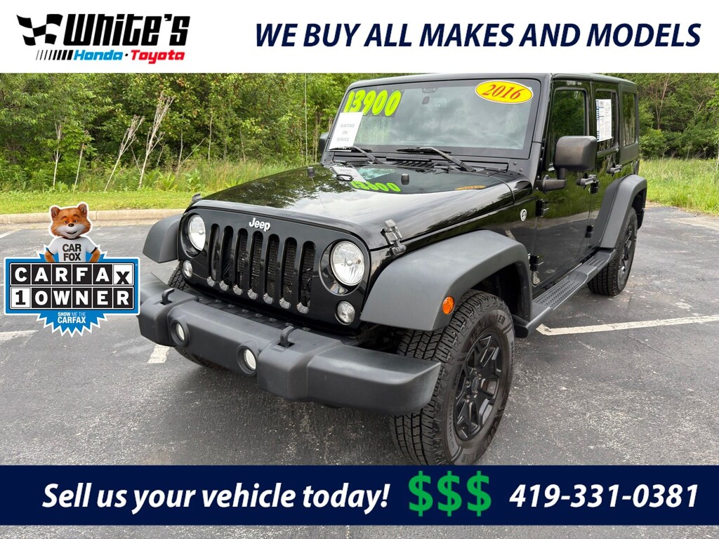 Used 2016 Jeep Wrangler Unlimited Sport SUV