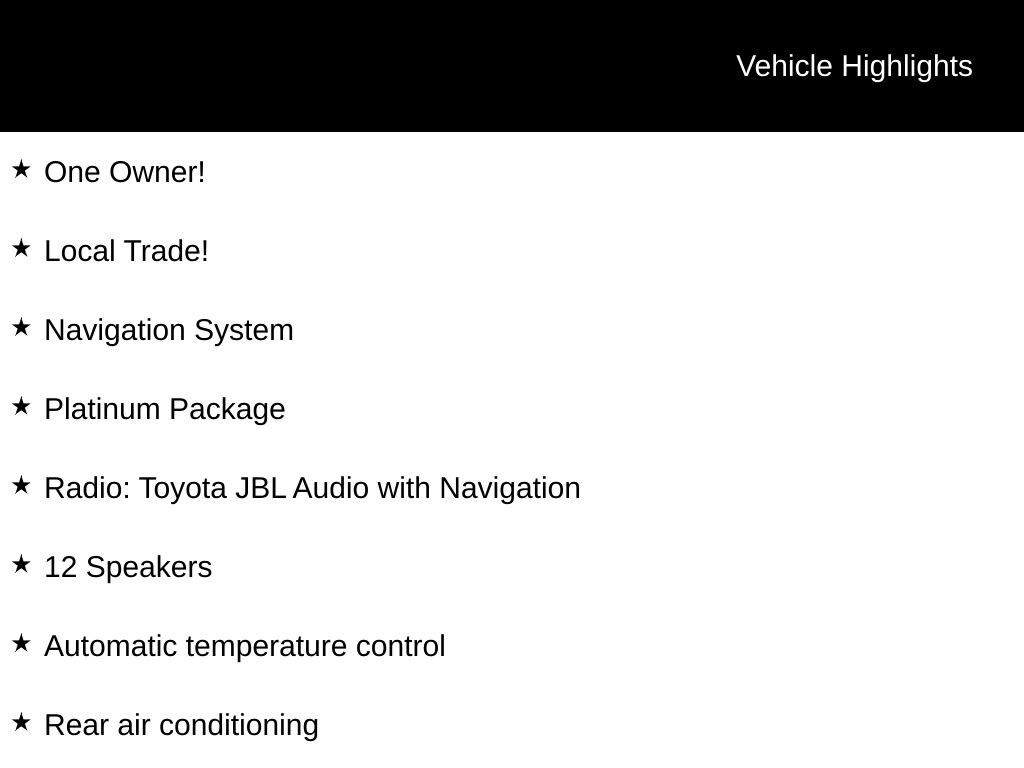Used 2025 Toyota Sienna Platinum Minivan/Van
