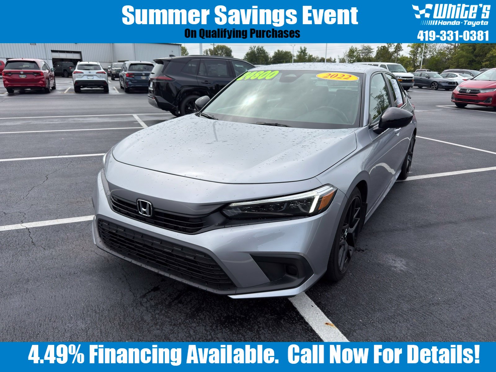 Used 2022 Honda Civic Sport Sedan