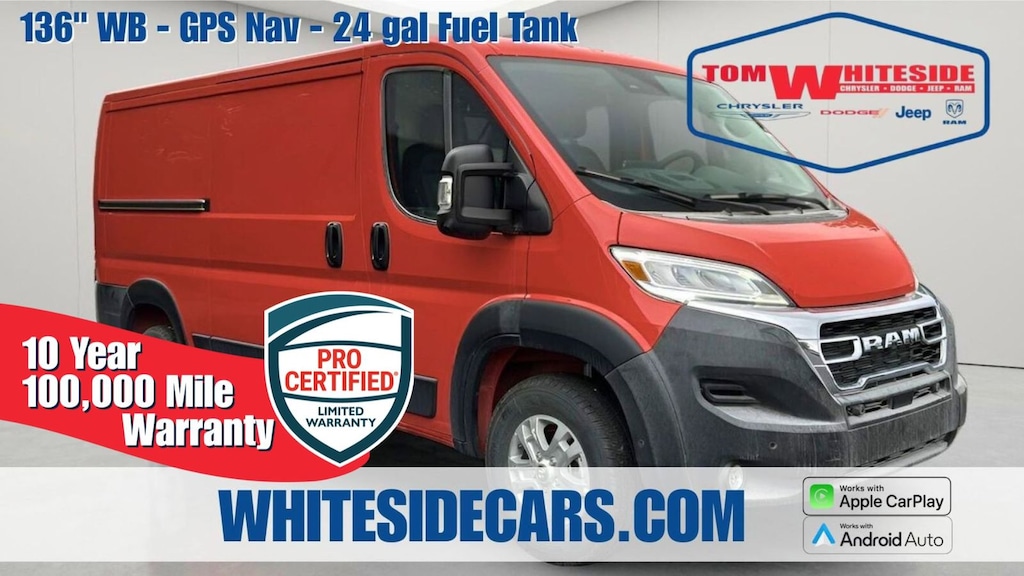 New 2025 Ram ProMaster PROMASTER 2500 SLT+ CARGO VAN LOW ROOF 136' WB Cargo Van