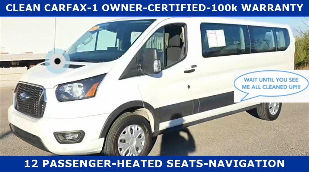 Certified 2023 Ford Transit-350 Passenger Wagon Low Roof Van