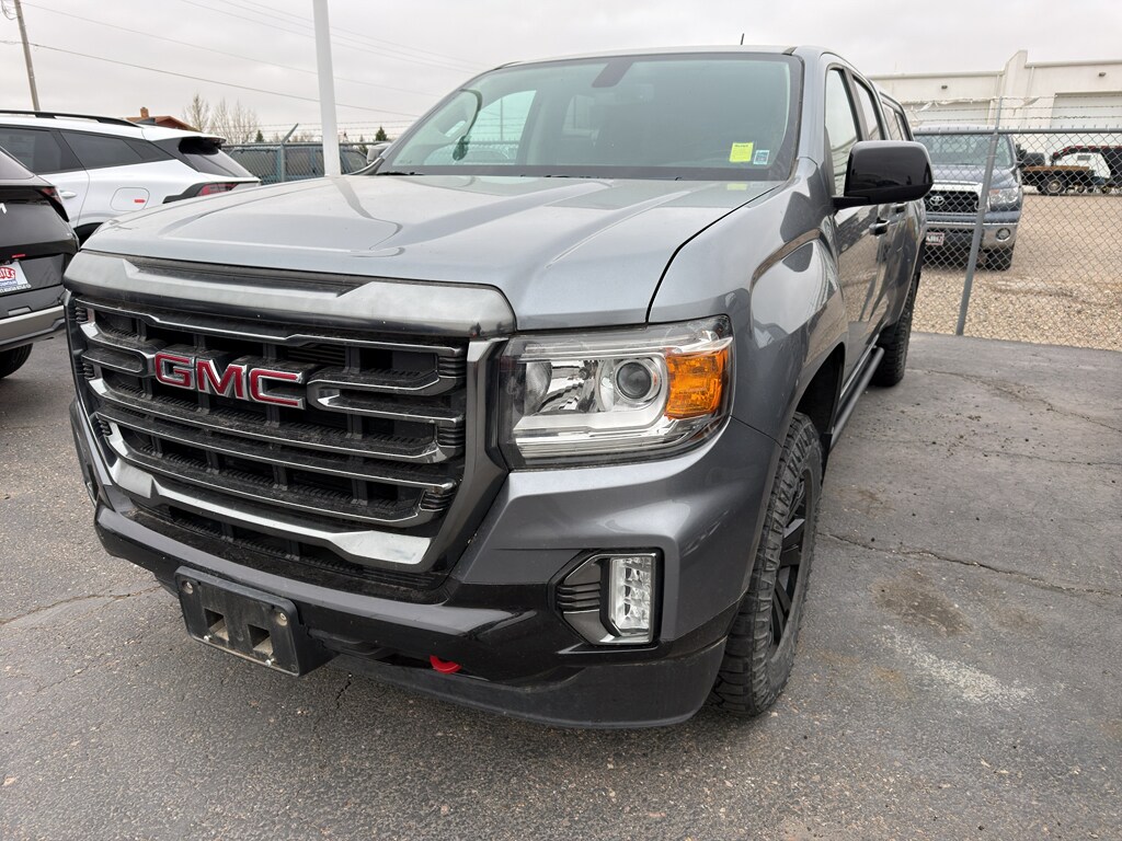 Used 2021 GMC Canyon 4WD AT4 w/Leather Crew Cab
