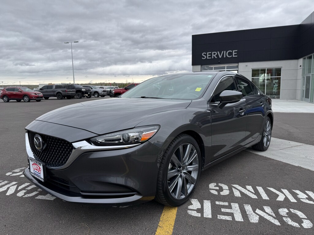 Machine Gray Metallic 2018 Mazda MAZDA6 Grand Touring Sedan FWD Sedan Front-Wheel Drive 6-Speed Automatic