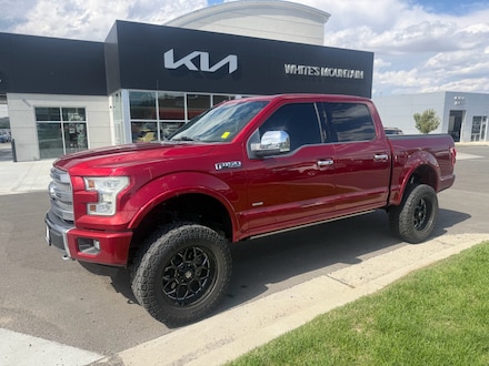 Featured used 2016 Ford F-150 Platinum Crew Cab P5206 for sale in Casper, WY