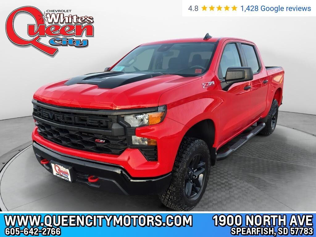 New 2026 Chevrolet Silverado Custom Trail Boss Crew Cab