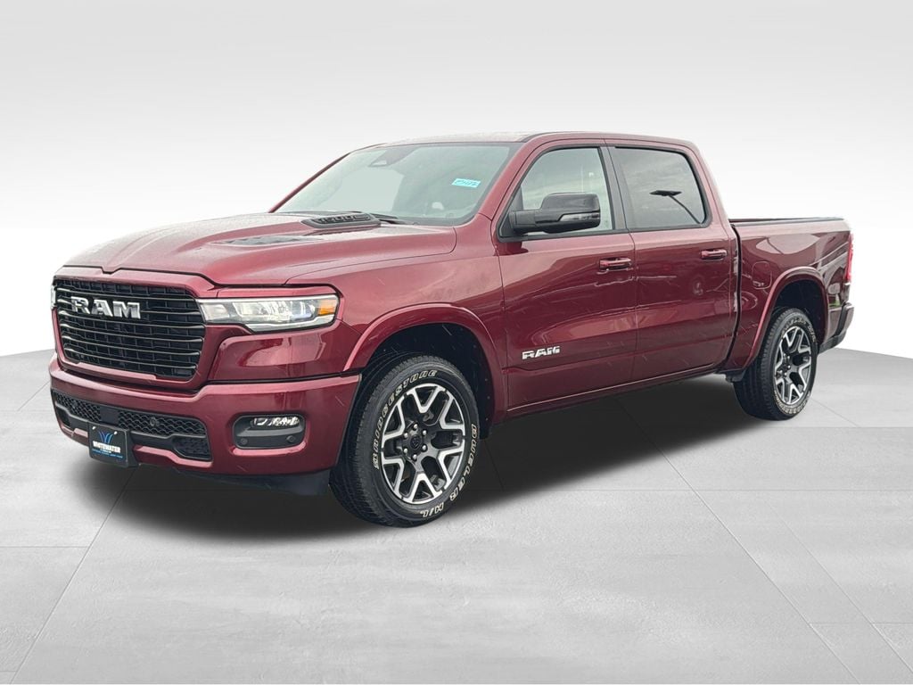 Used 2025 RAM Ram 1500 Pickup Laramie with VIN 1C6SRFJP0SN593062 for sale in Saint Charles, Minnesota