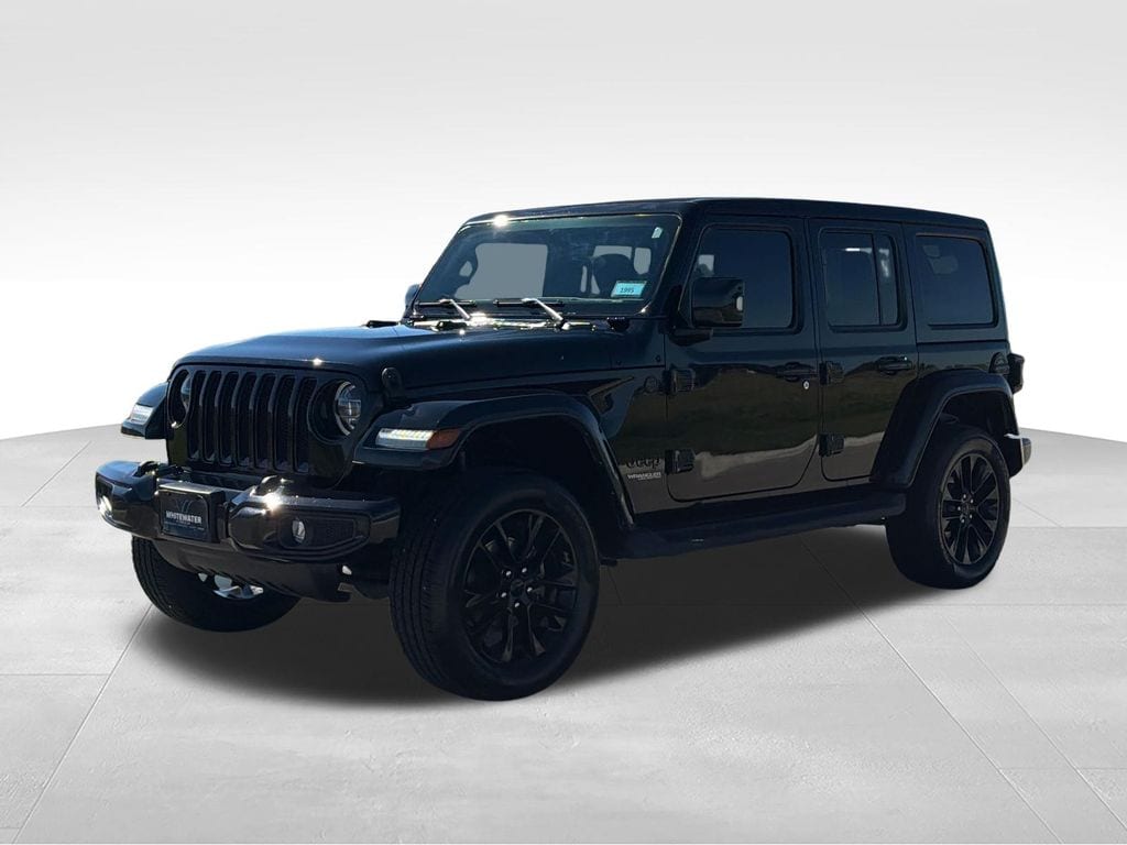 Used 2022 Jeep Wrangler Unlimited High Altitude with VIN 1C4HJXEN5NW193408 for sale in Saint Charles, Minnesota