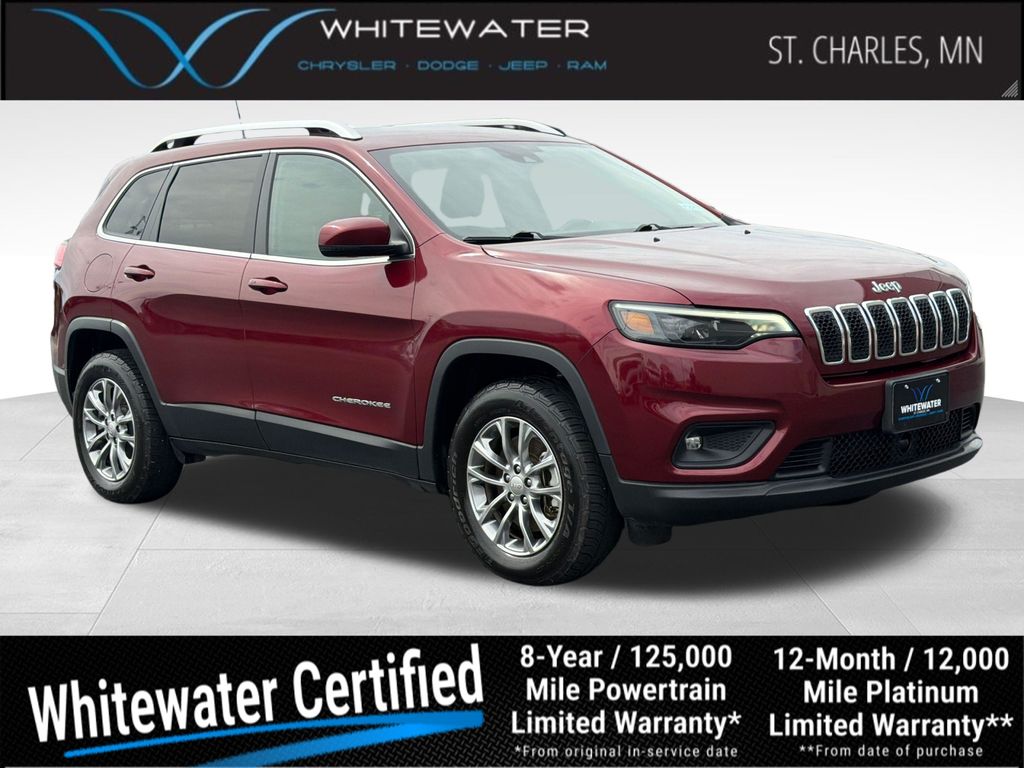 Used 2021 Jeep Cherokee Latitude Lux with VIN 1C4PJMMX8MD120962 for sale in Saint Charles, Minnesota