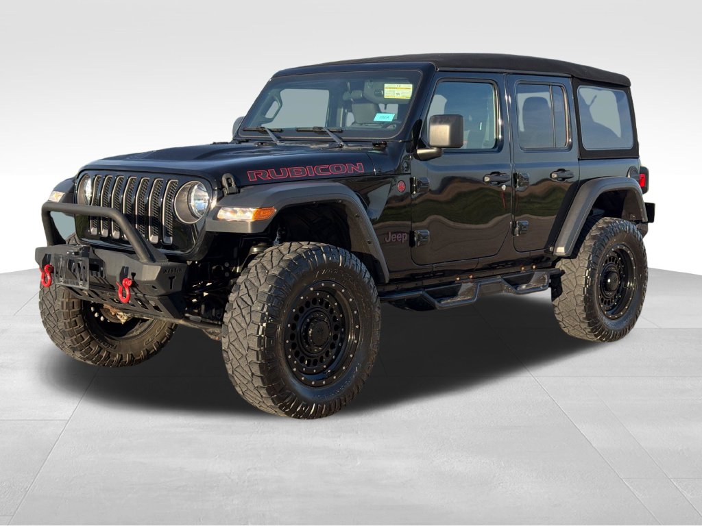 Used 2019 Jeep Wrangler Unlimited Rubicon with VIN 1C4HJXFN7KW545110 for sale in Saint Charles, Minnesota