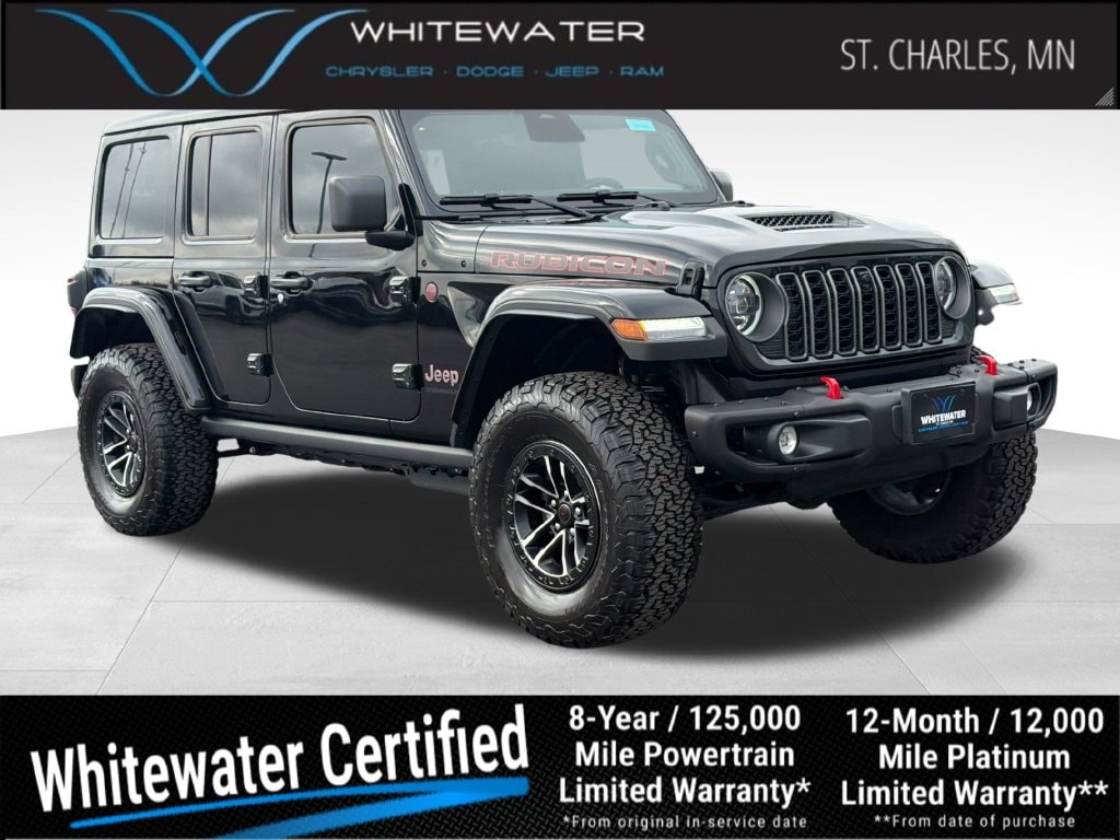 Used 2026 Jeep Wrangler 4-Door Rubicon X with VIN 1C4RJXFG9TW252252 for sale in Saint Charles, Minnesota