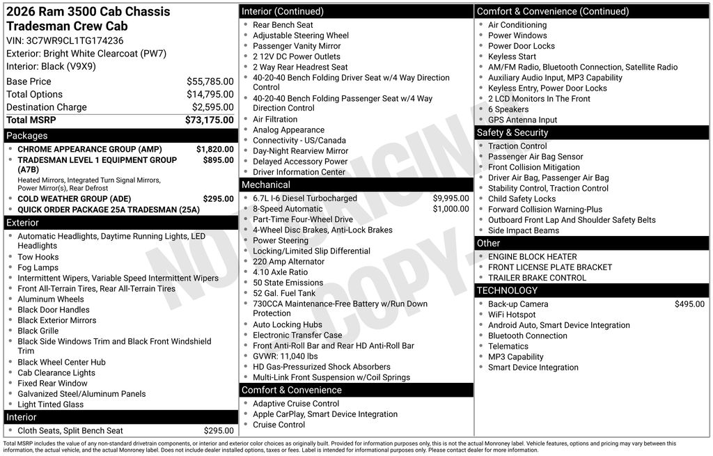 2026 RAM 3500 Chassis Tradesman - Photo 18