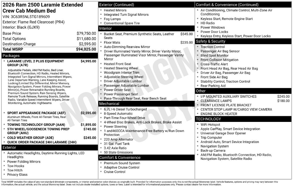 2026 RAM 2500 Laramie - Photo 4