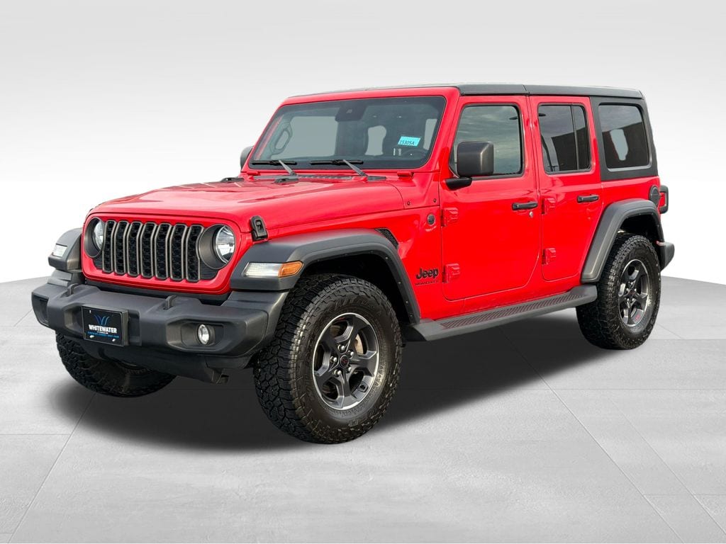 Used 2024 Jeep Wrangler 4-Door Sport S with VIN 1C4PJXDG6RW269139 for sale in Saint Charles, Minnesota