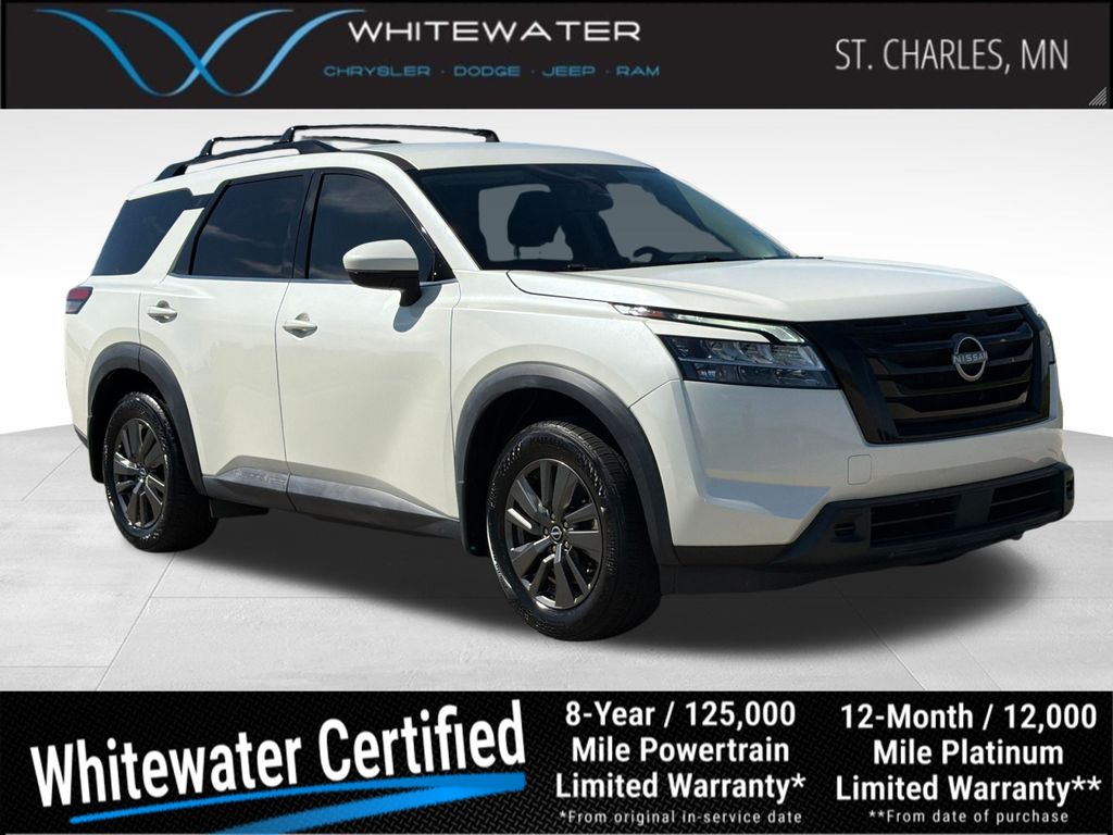 Used 2022 Nissan Pathfinder SV with VIN 5N1DR3BA2NC214634 for sale in Saint Charles, Minnesota