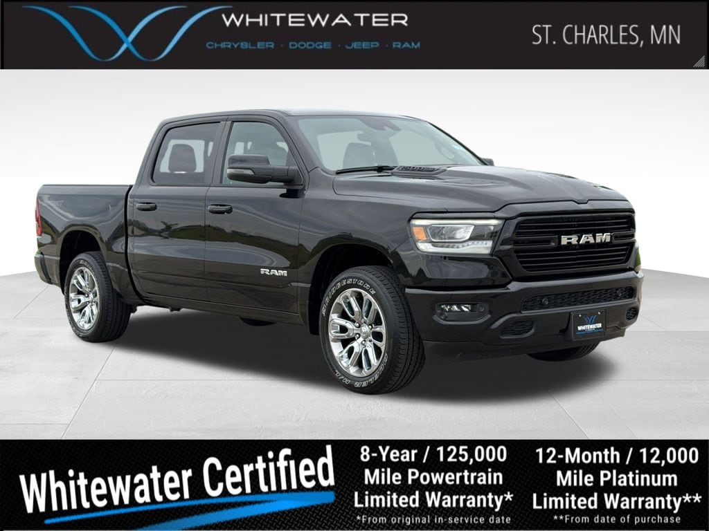 Used 2023 RAM Ram 1500 Pickup Laramie with VIN 1C6SRFJT4PN660833 for sale in Saint Charles, Minnesota