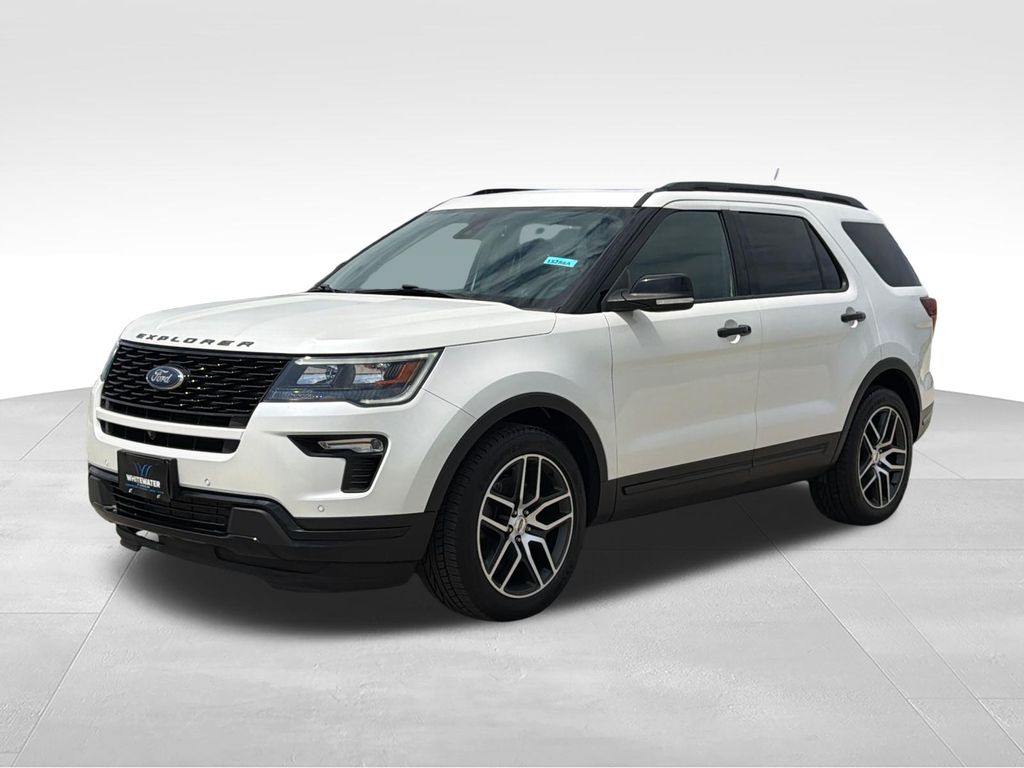 Used 2018 Ford Explorer Sport with VIN 1FM5K8GT8JGA55797 for sale in Saint Charles, Minnesota