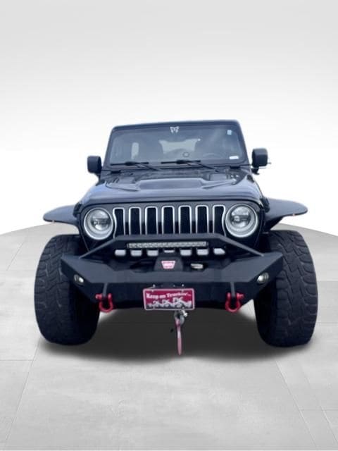 Used 2022 Jeep Wrangler Unlimited Sahara with VIN 1C4HJXEG8NW118512 for sale in Saint Charles, Minnesota