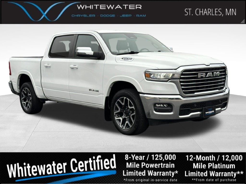Used 2025 RAM Ram 1500 Pickup Laramie with VIN 1C6SRFJP6SN585144 for sale in Saint Charles, Minnesota