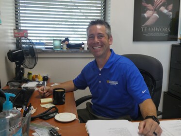 Staff member Brandon Thomas from a8742e93bd36