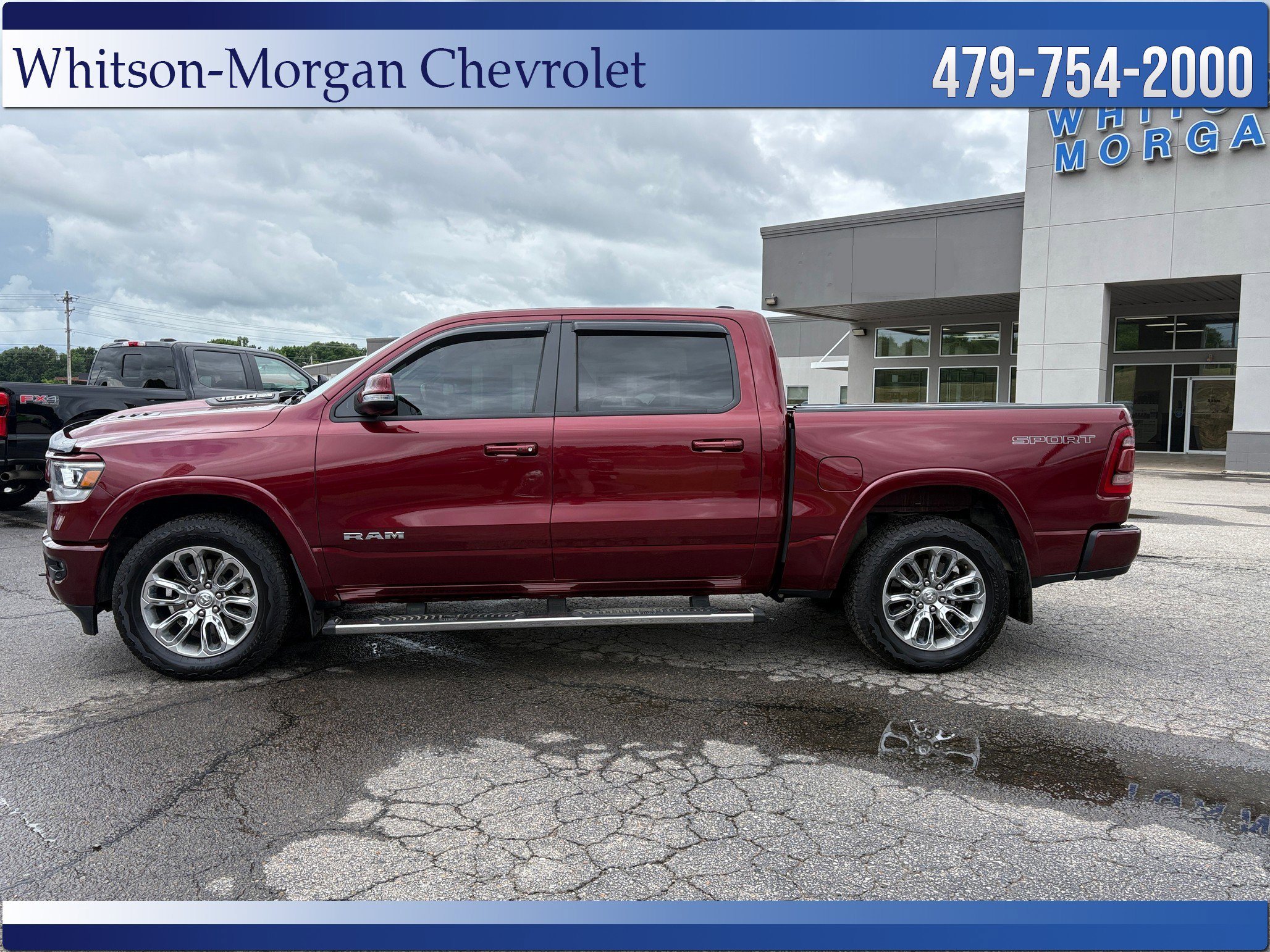 Used 2022 RAM Ram 1500 Pickup Laramie with VIN 1C6SRFJT9NN282862 for sale in Little Rock