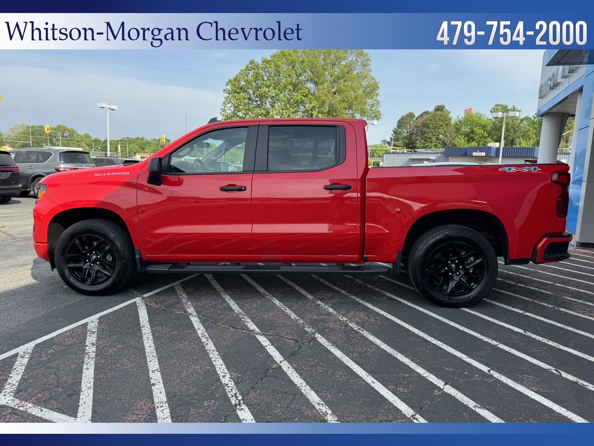 Used 2024 Chevrolet Silverado 1500 Custom with VIN 3GCPDBEK0RG377963 for sale in Little Rock