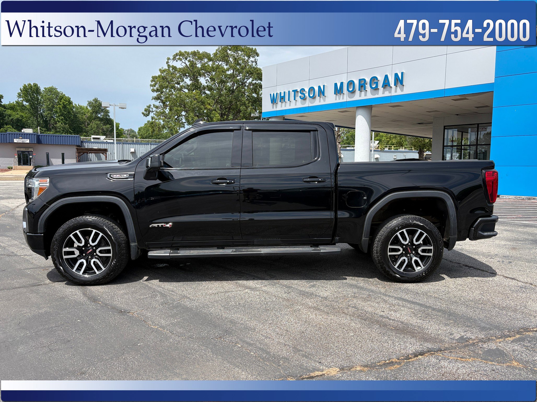 Used 2019 GMC Sierra 1500 AT4 with VIN 3GTP9EEL4KG230675 for sale in Little Rock