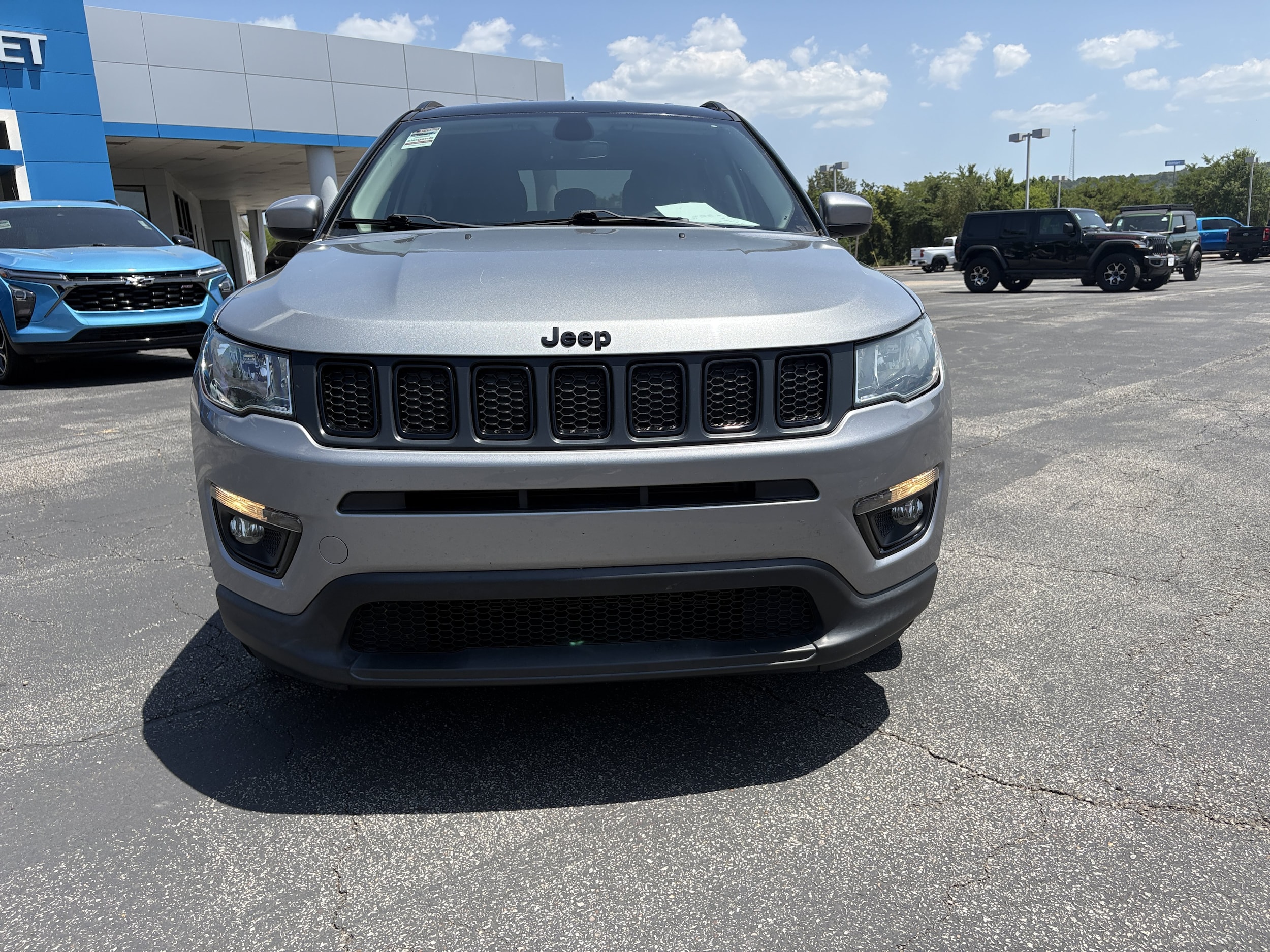 Used 2021 Jeep Compass Altitude with VIN 3C4NJCBB7MT502368 for sale in Clarksville, AR