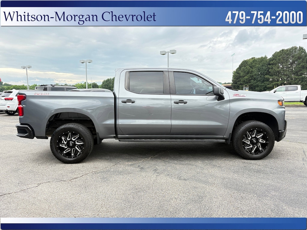 Used 2021 Chevrolet Silverado 1500 Custom Trail Boss Truck Crew Cab