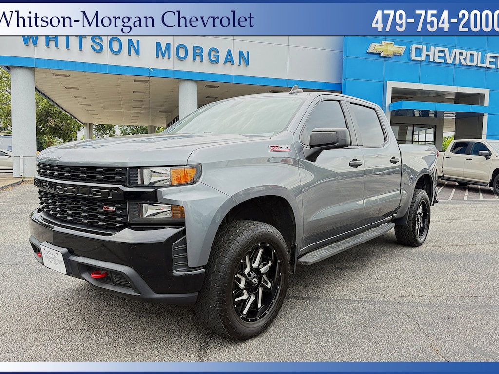 Used 2021 Chevrolet Silverado 1500 Custom Trail Boss Truck Crew Cab