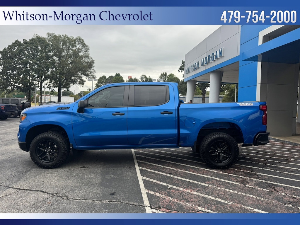 Used 2024 Chevrolet Silverado 1500 Custom Trail Boss Truck Crew Cab