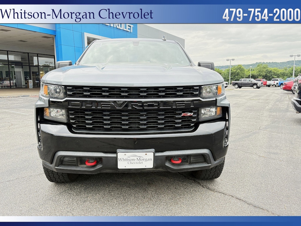 Used 2021 Chevrolet Silverado 1500 Custom Trail Boss Truck Crew Cab