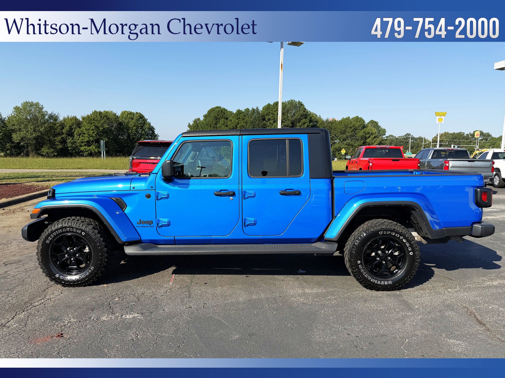 Used 2021 Jeep Gladiator WILLYS with VIN 1C6HJTAG6ML587295 for sale in Little Rock