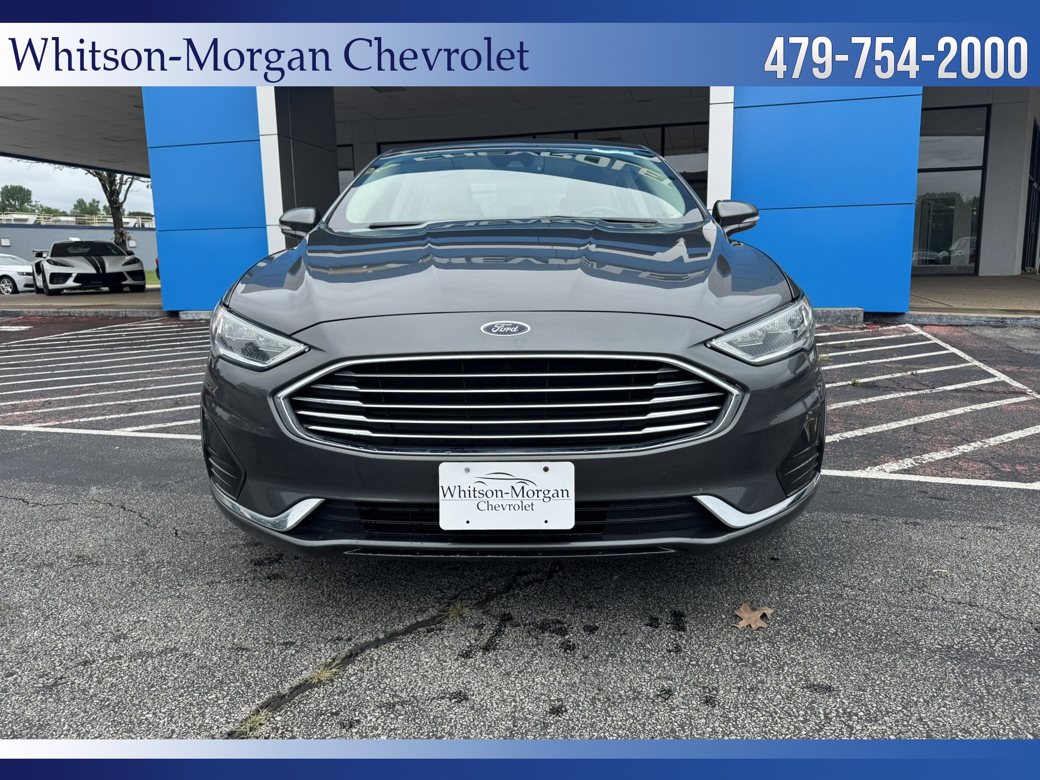 Used 2019 Ford Fusion Hybrid SEL with VIN 3FA6P0MU9KR272820 for sale in Clarksville, AR