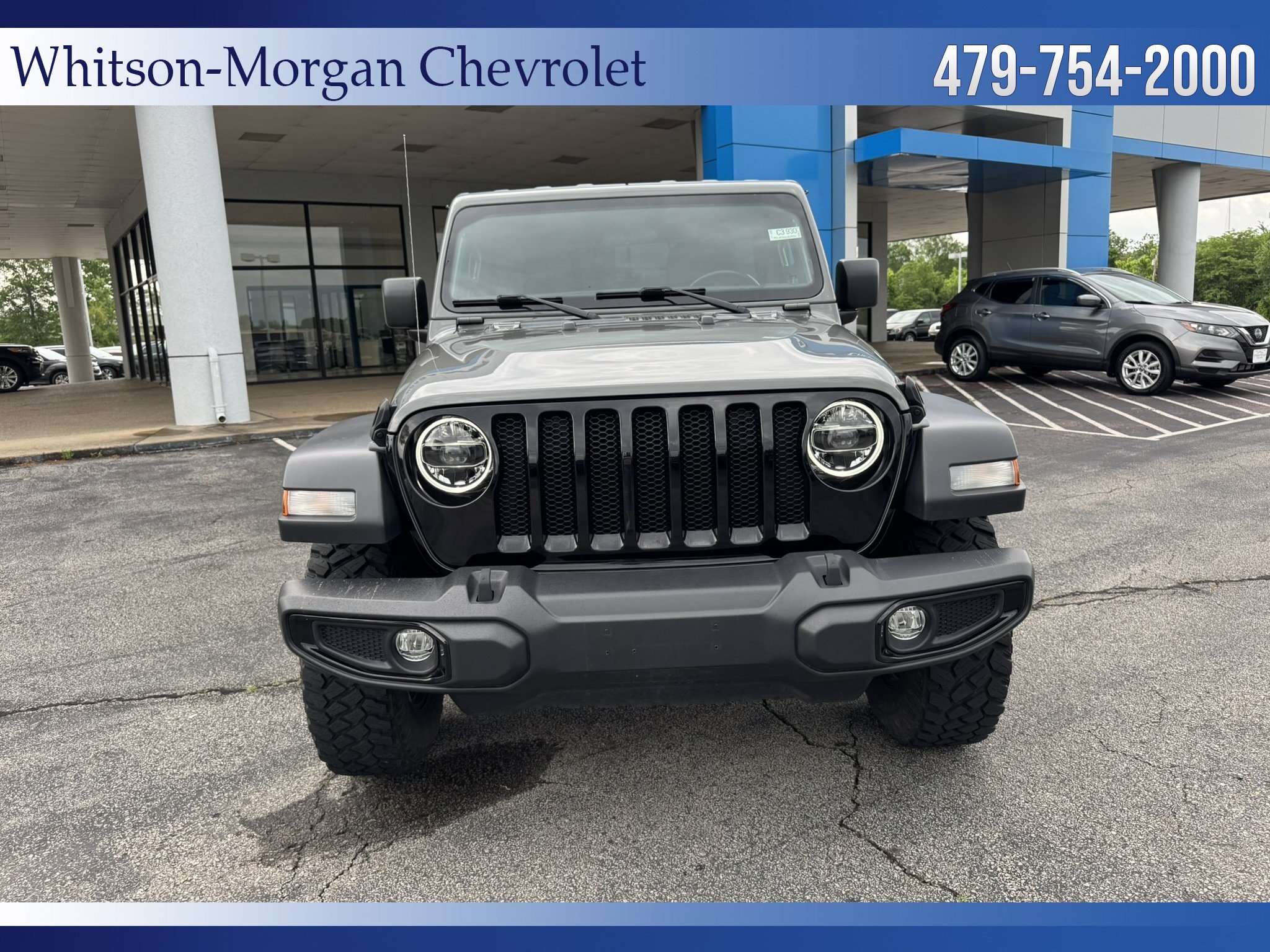 Used 2022 Jeep Wrangler Unlimited Willys with VIN 1C4HJXDG6NW157245 for sale in Clarksville, AR