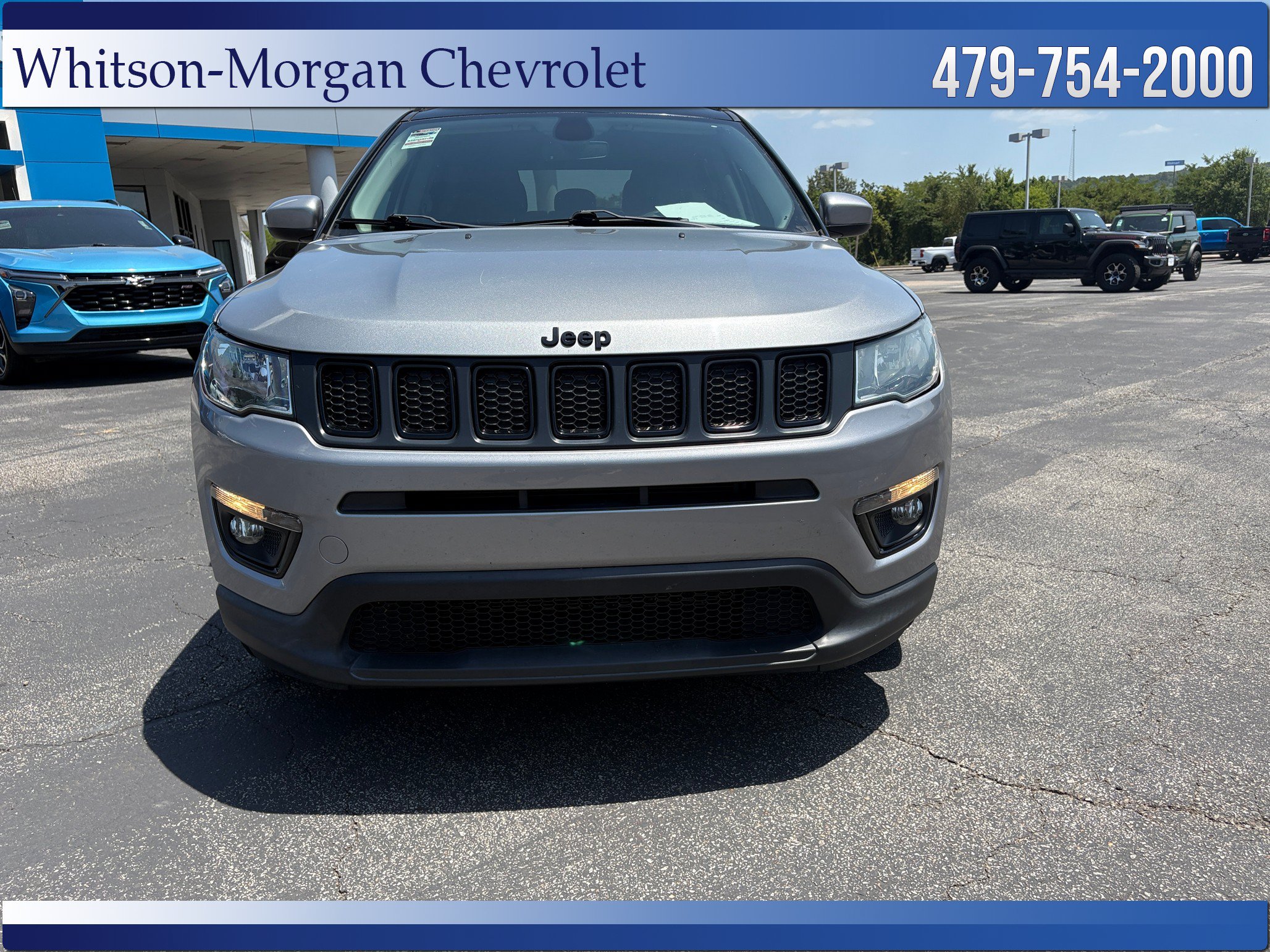 Used 2021 Jeep Compass Altitude with VIN 3C4NJCBB7MT502368 for sale in Clarksville, AR