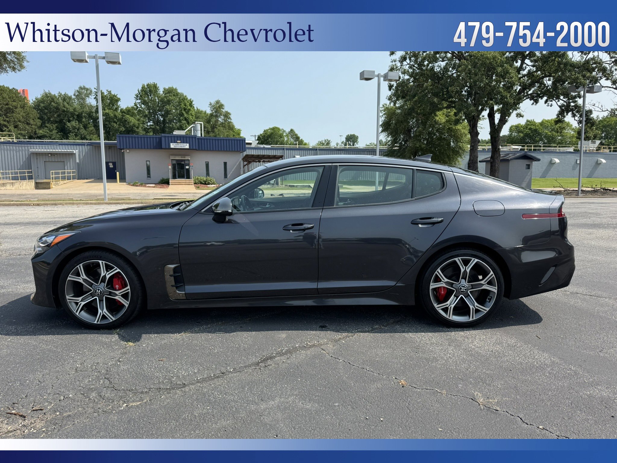 Used 2020 Kia Stinger GT with VIN KNAE35LC8L6085149 for sale in Clarksville, AR