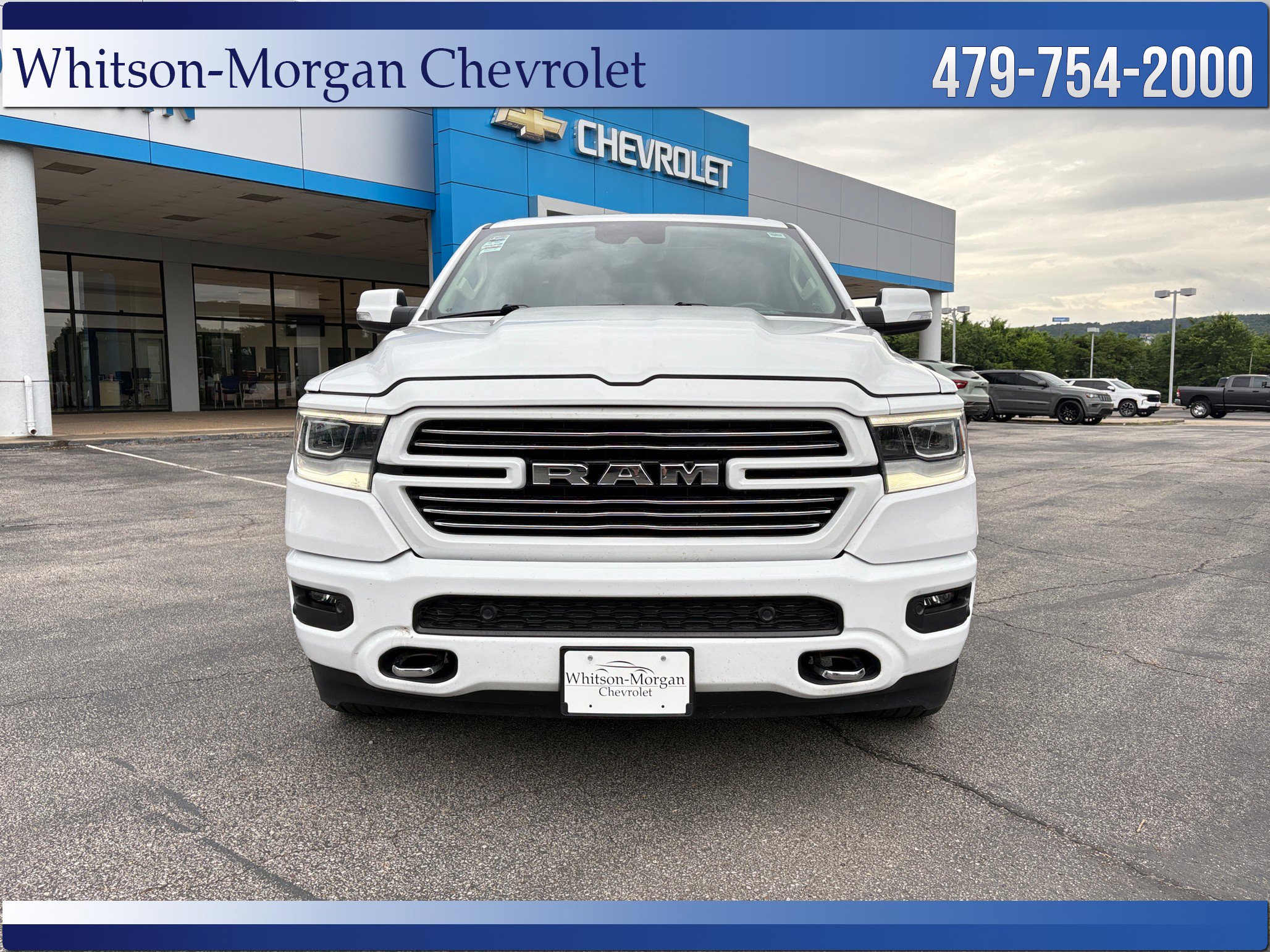 Used 2021 RAM Ram 1500 Pickup Laramie with VIN 1C6SRFJT4MN612664 for sale in Little Rock