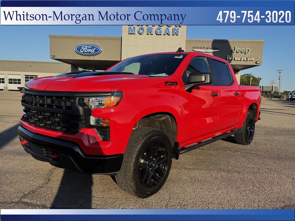 Used 2024 Chevrolet Silverado 1500 Custom Trail Boss Truck Crew Cab