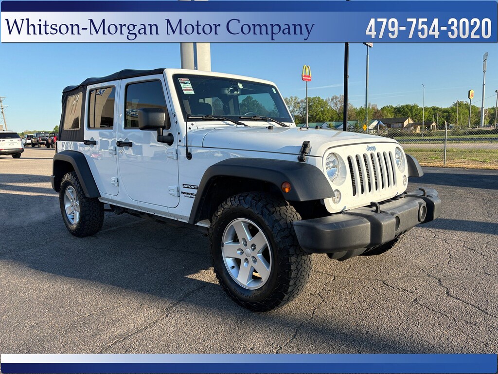 Used 2016 Jeep Wrangler JK Unlimited Sport 4X4 SUV