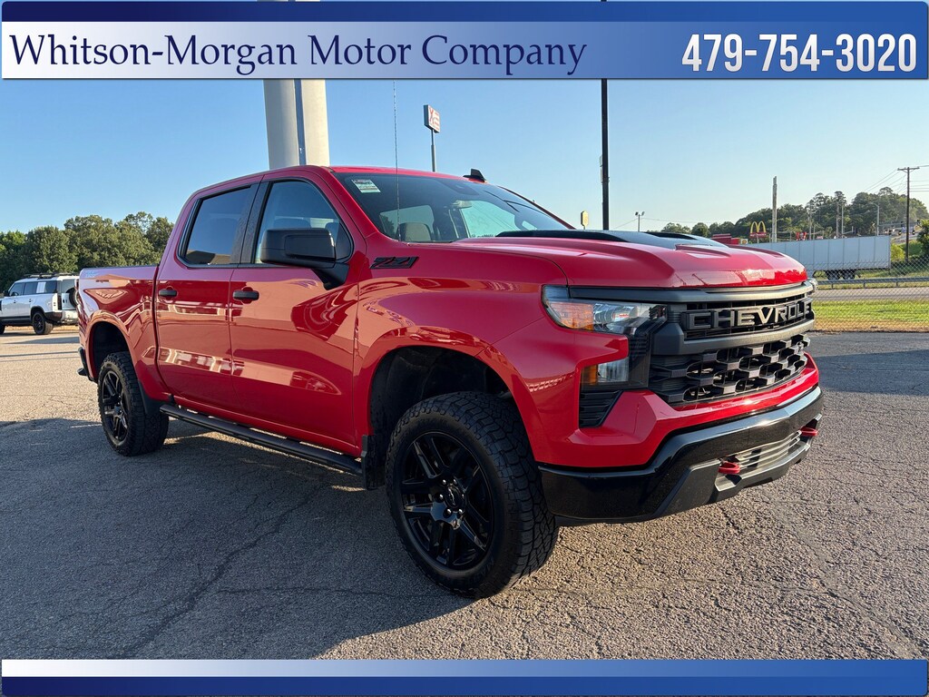 Used 2024 Chevrolet Silverado 1500 Custom Trail Boss Truck Crew Cab