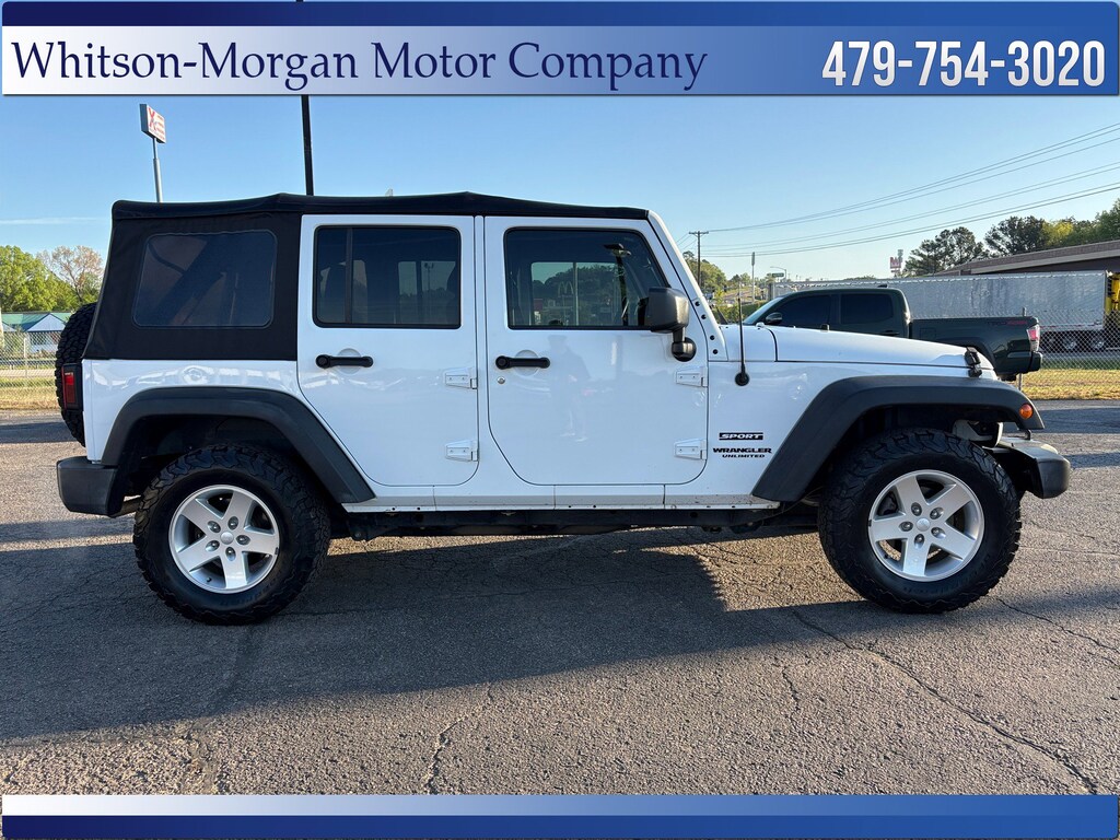 Used 2016 Jeep Wrangler JK Unlimited Sport 4X4 SUV