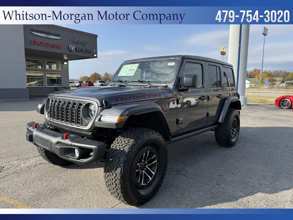 New 2026 Jeep Wrangler 4-DOOR RUBICON X Sport Utility