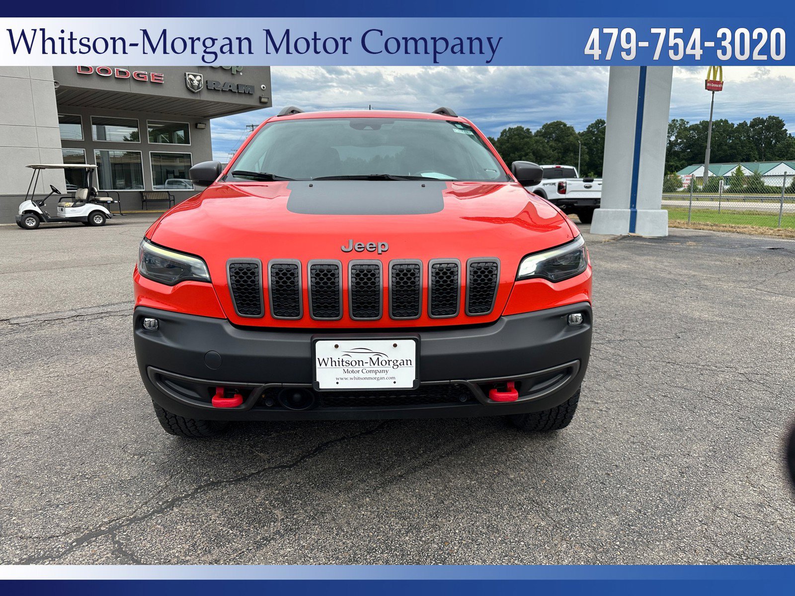 Used 2021 Jeep Cherokee Trailhawk with VIN 1C4PJMBX7MD119689 for sale in Clarksville, AR