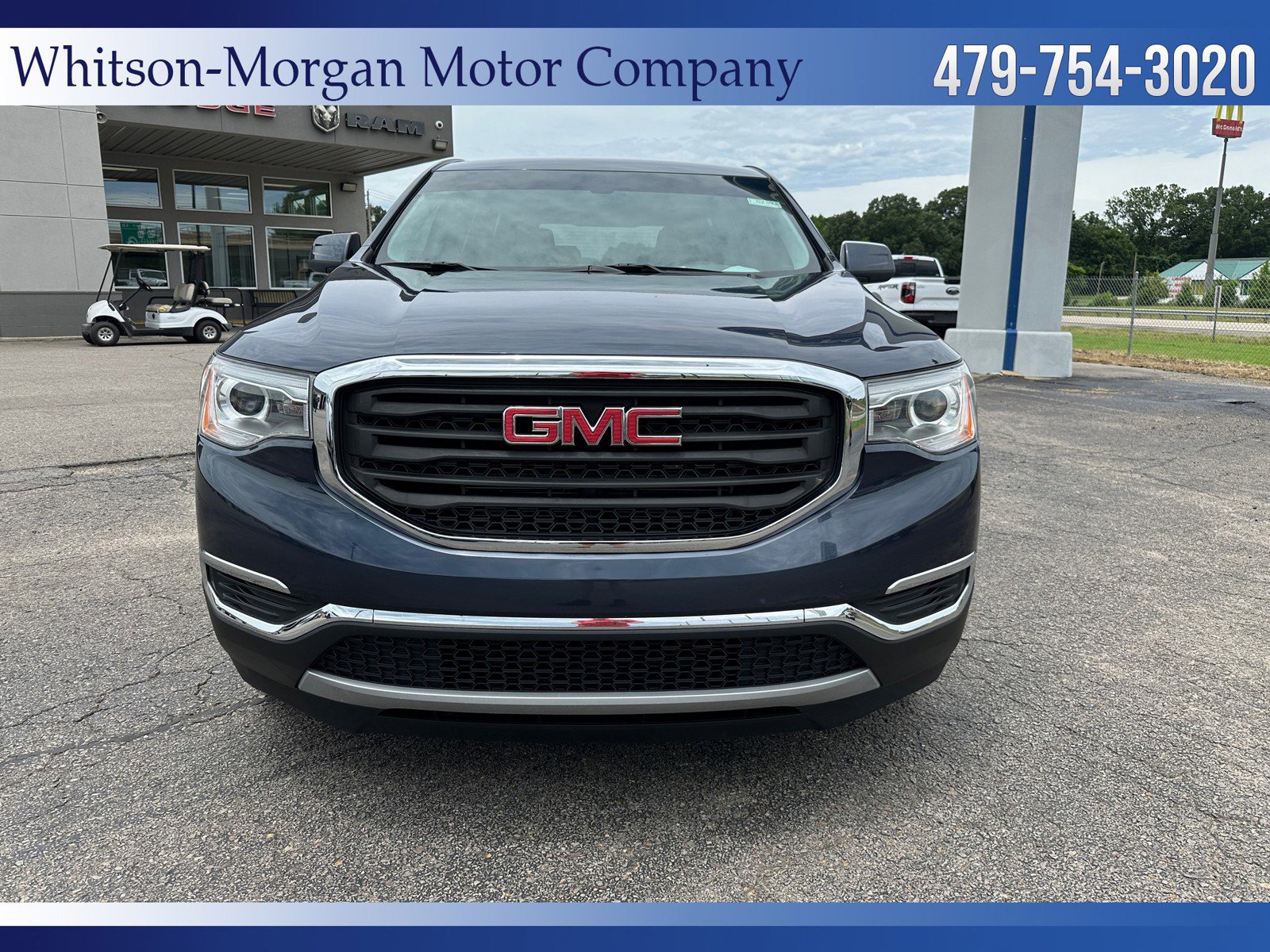 Used 2019 GMC Acadia SLE-1 with VIN 1GKKNKLA2KZ204134 for sale in Clarksville, AR