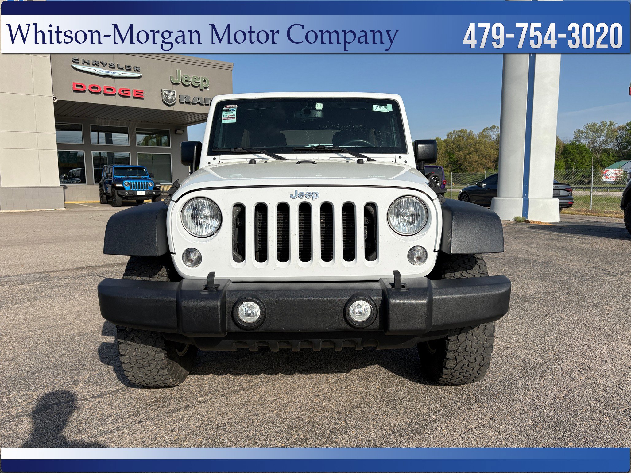 Used 2016 Jeep Wrangler Unlimited Sport S with VIN 1C4BJWDG5GL161260 for sale in Clarksville, AR
