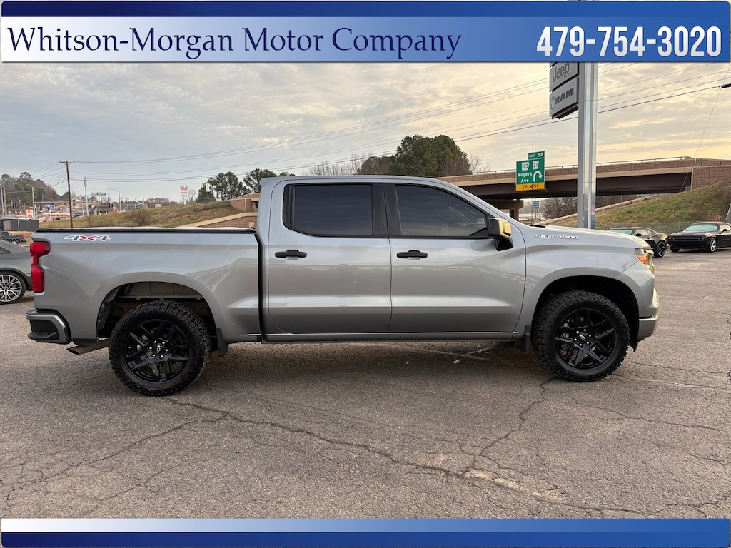 Used 2024 Chevrolet Silverado 1500 Custom 4WD Crew Cab 147 Custom