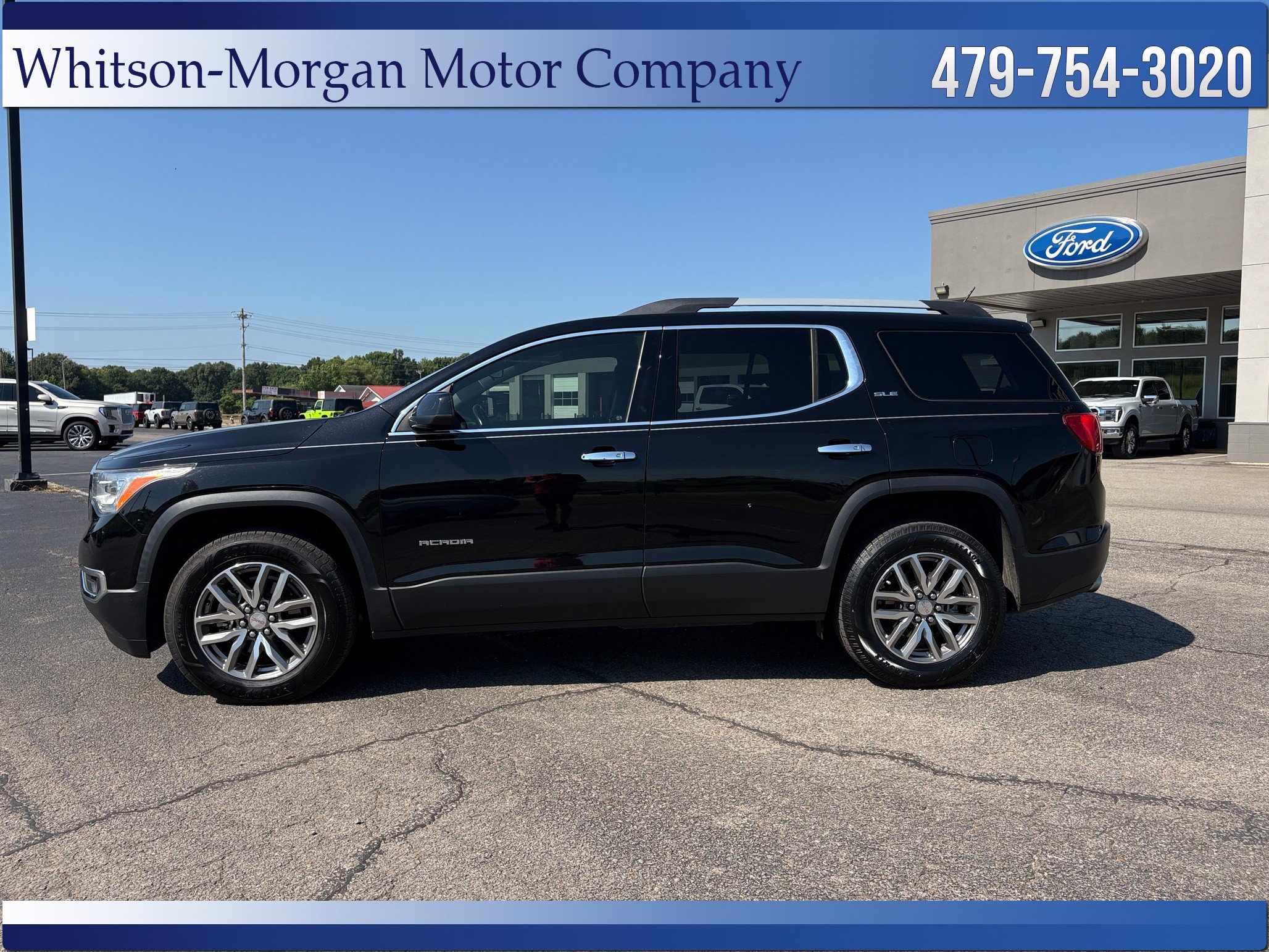 Used 2019 GMC Acadia SLE-2 with VIN 1GKKNLLS0KZ298772 for sale in Clarksville, AR